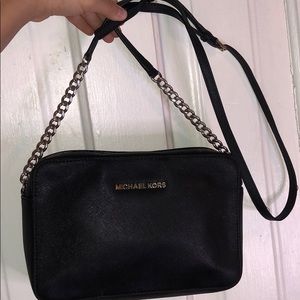 Michael Kors Black Cross Body Purse